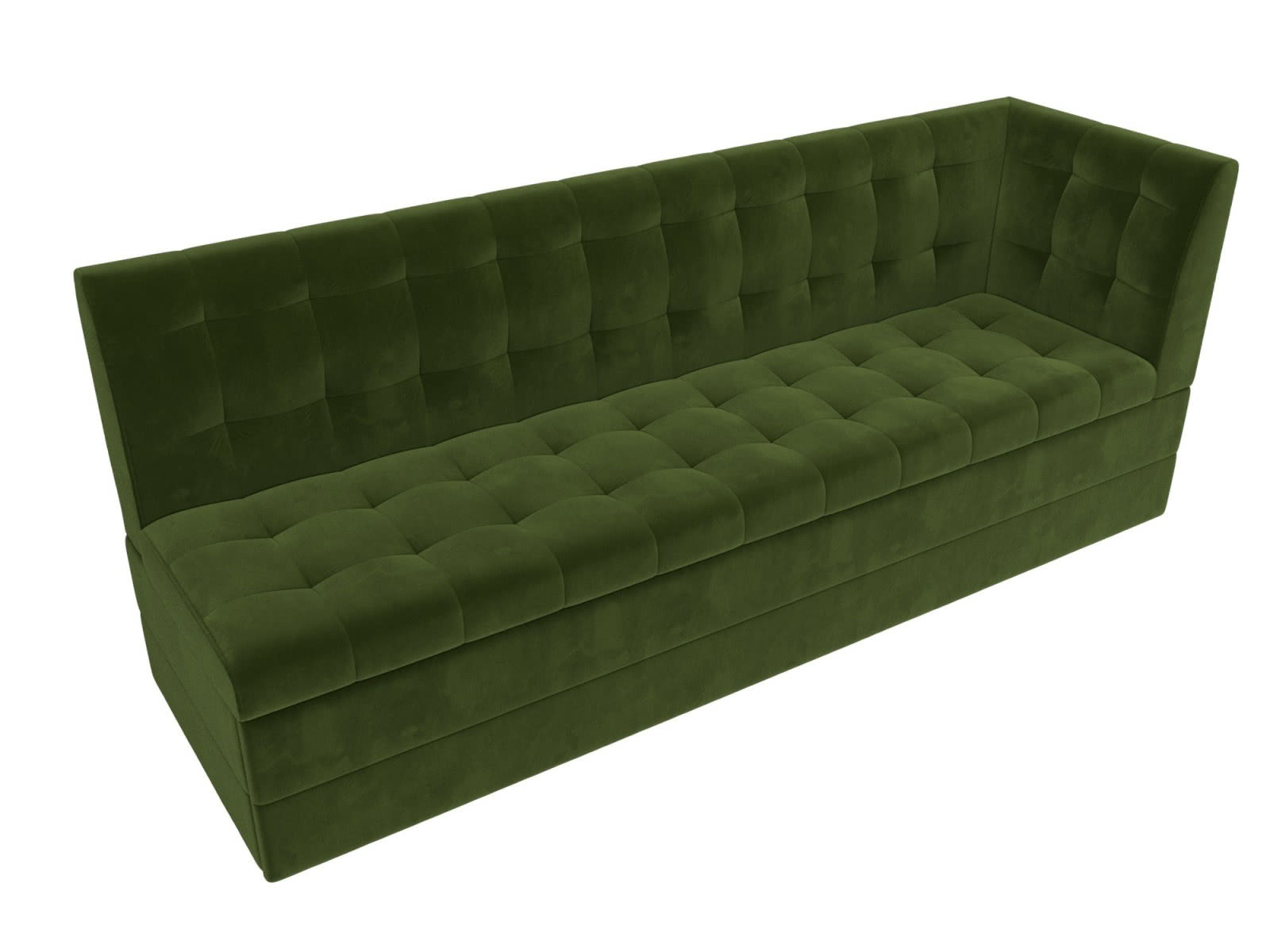 Кухонный прямой диван Лига Диванов Бриз (микровельвет)