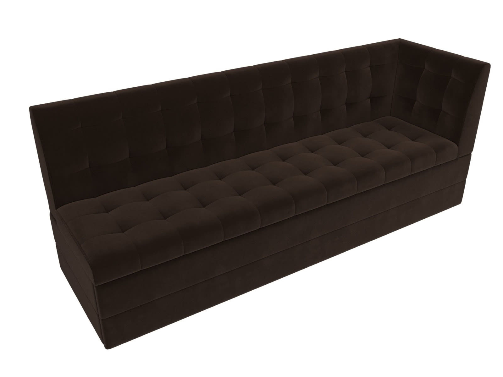 Кухонный прямой диван Лига Диванов Бриз (микровельвет)