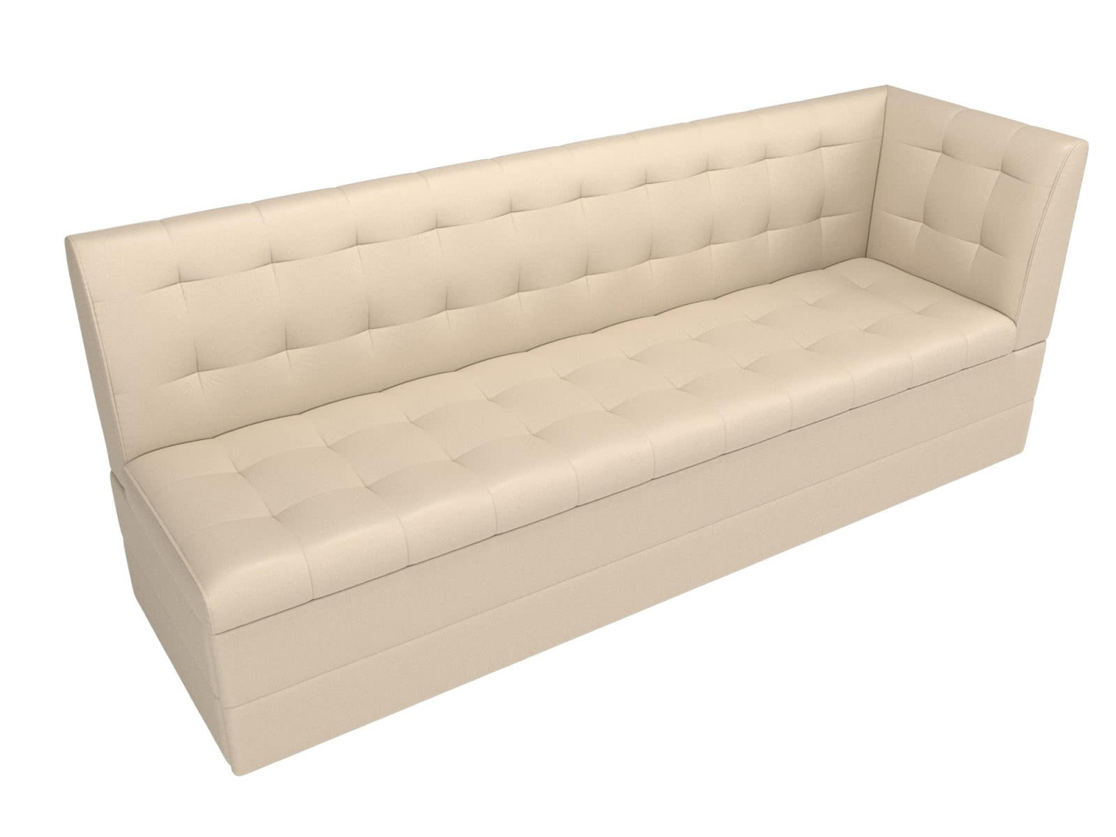 Кухонный прямой диван Лига Диванов Бриз (микровельвет)