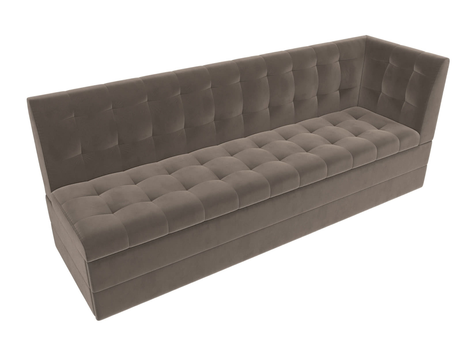 Кухонный прямой диван Лига Диванов Бриз (микровельвет)