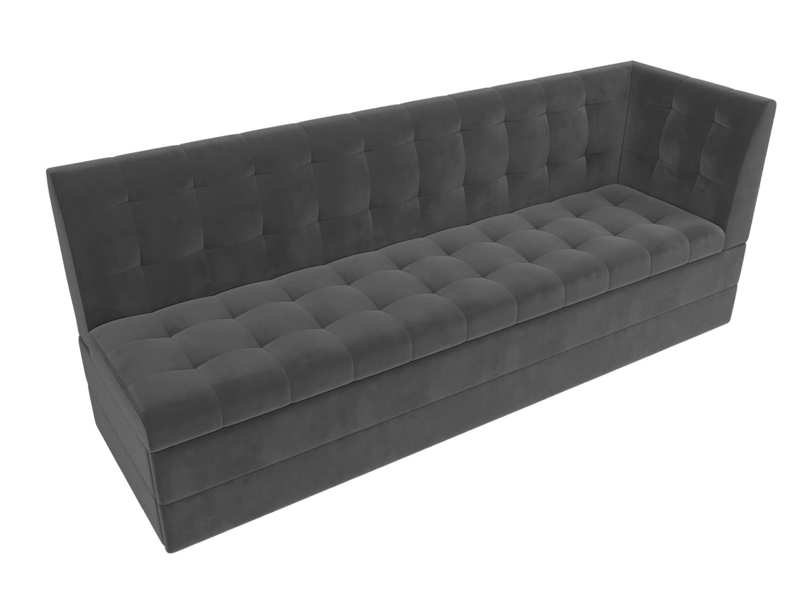 Кухонный прямой диван Лига Диванов Бриз (микровельвет)