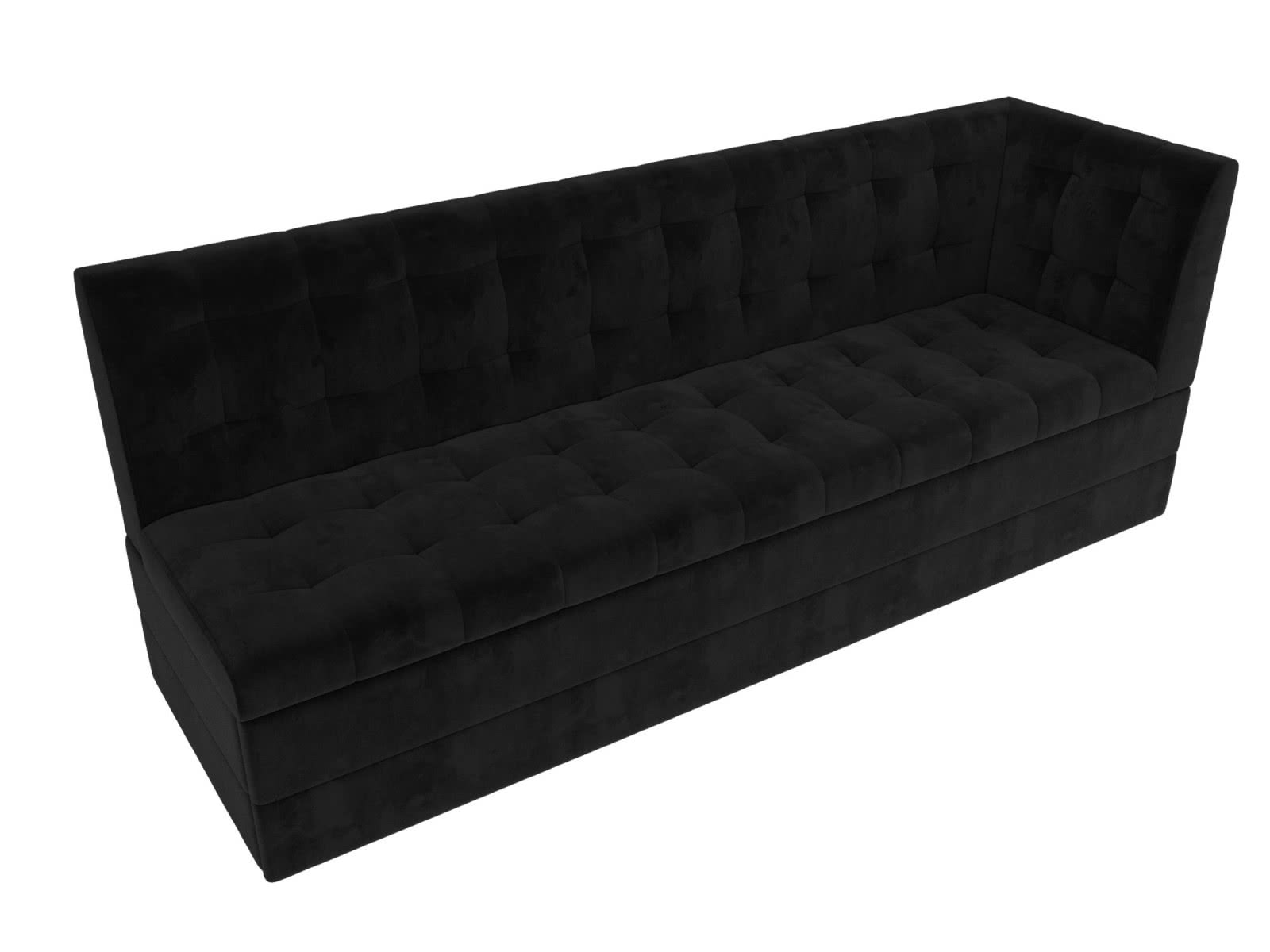 Кухонный прямой диван Лига Диванов Бриз (микровельвет)