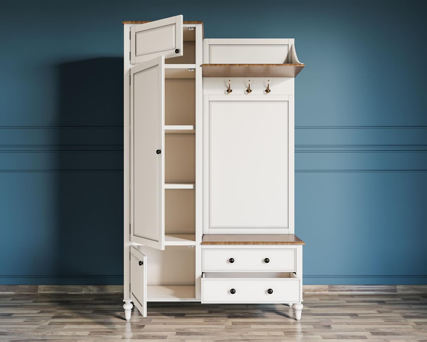 Прихожая-шкаф Этажерка Odri od2125/2