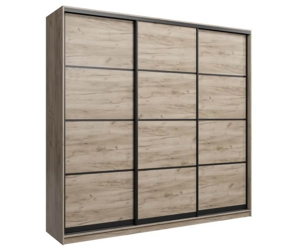 Шкаф-купе Клевер Лофт 210 3х дверный