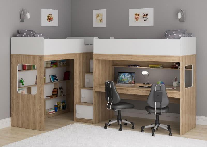 Кровать Легенда CC603-606 двухъярусная