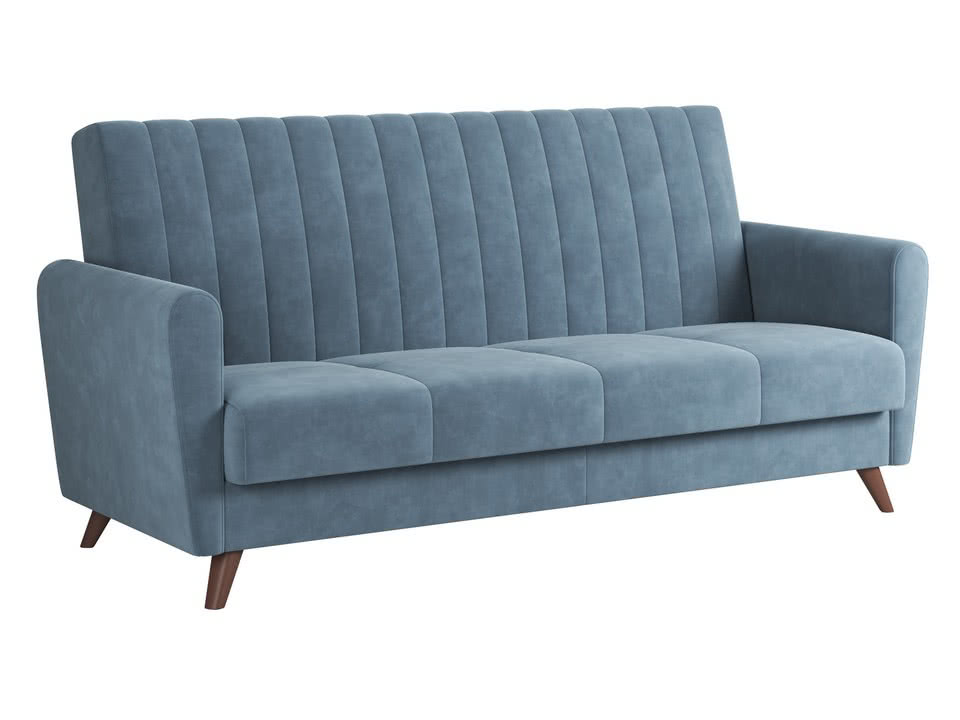 Диван-кровать Орматек Fiji Оникс, Диваны Орматек Fiji, раскладные, мягкие, современный стиль, скандинавский стиль, с ящиками, синий