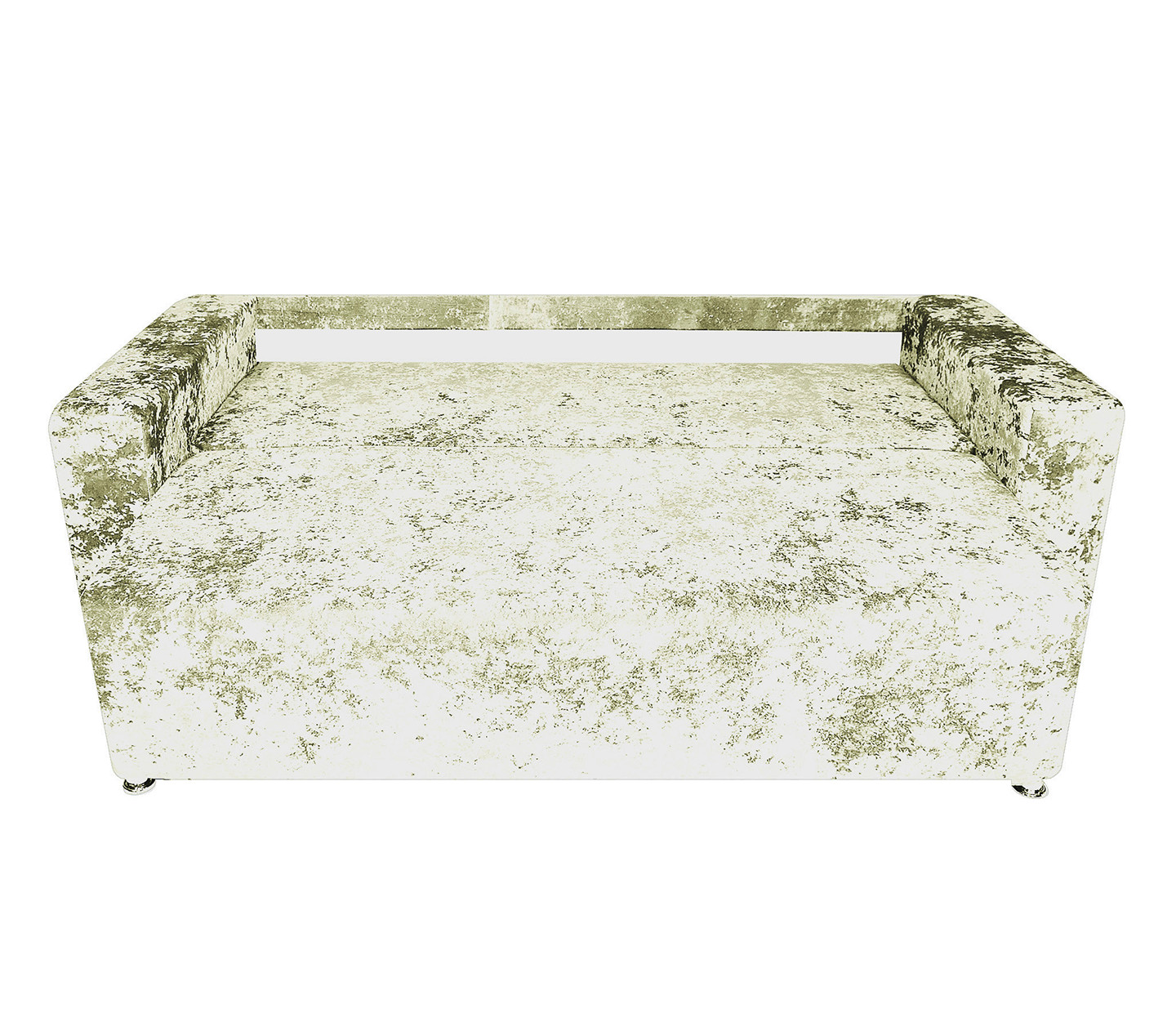 Задняя часть дивана Лаунж FotoDivan, прямые линии, плюшевая текстура