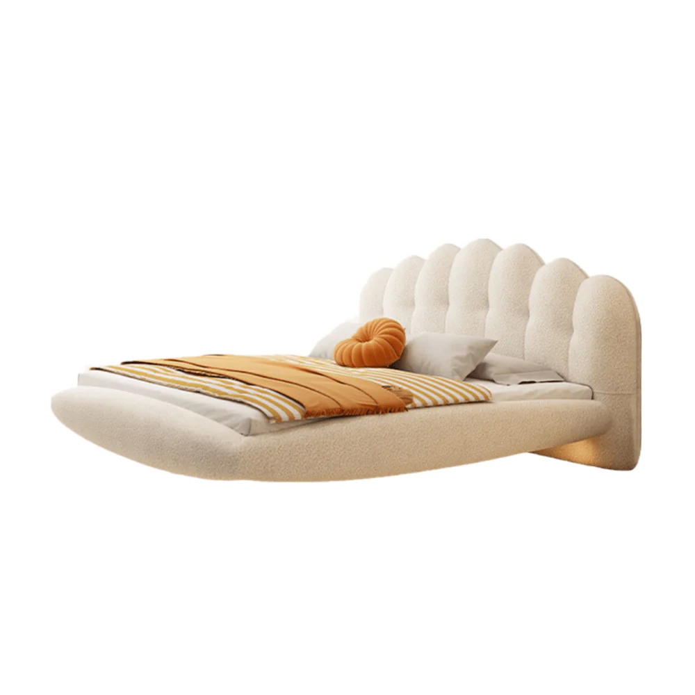 Кровать Testiera Fly 1, Кровати Testiera Fly, мягкие, современный стиль, белый