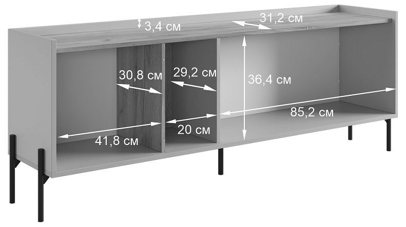 Гостиная Мебельсон Доминика, комплект 1