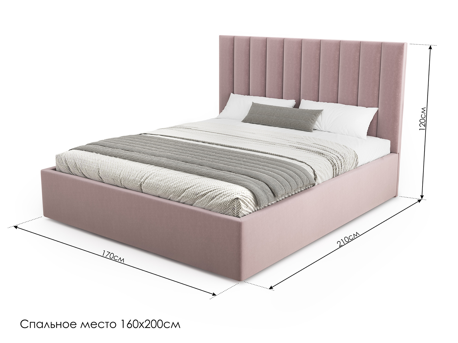 Кровать Mebelin Лайн