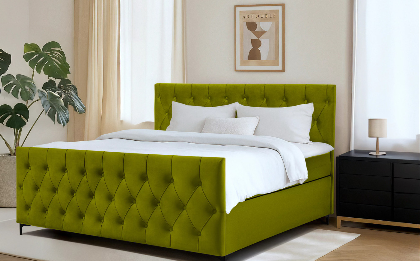 Кровать Меллибел Солатио 5, Интерьерные кровати Меллибел, мягкие, современный стиль, серый