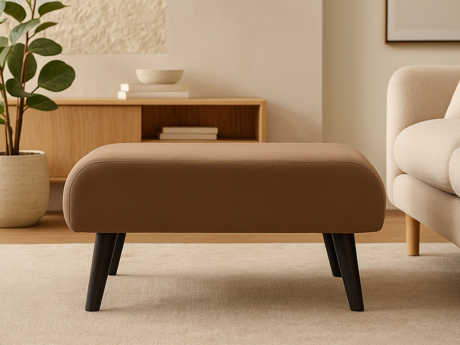 Пуф Вегас, коричневый