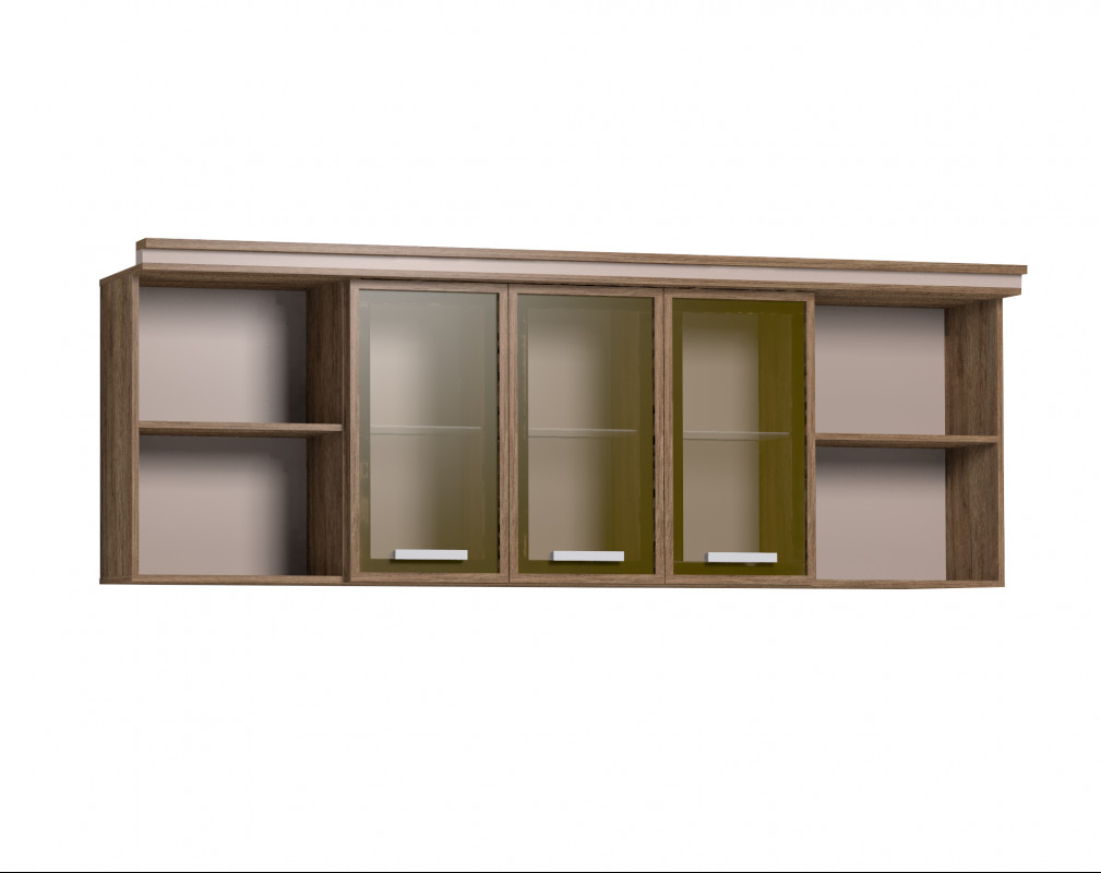 Шкаф навесной Глазов Nature 81, Дуб табачный craft