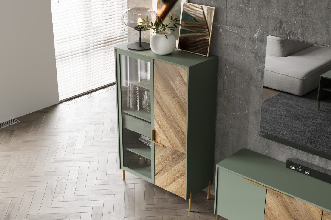Шкаф BRW Siena REG1W1D/140