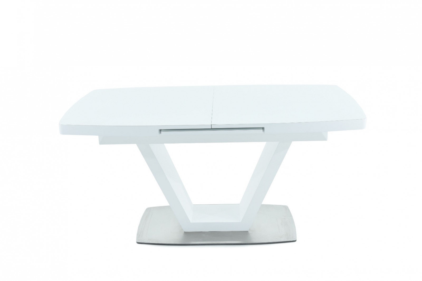 Стол Arooma Foggia исп.1 белый современный дизайн на металлическом основании