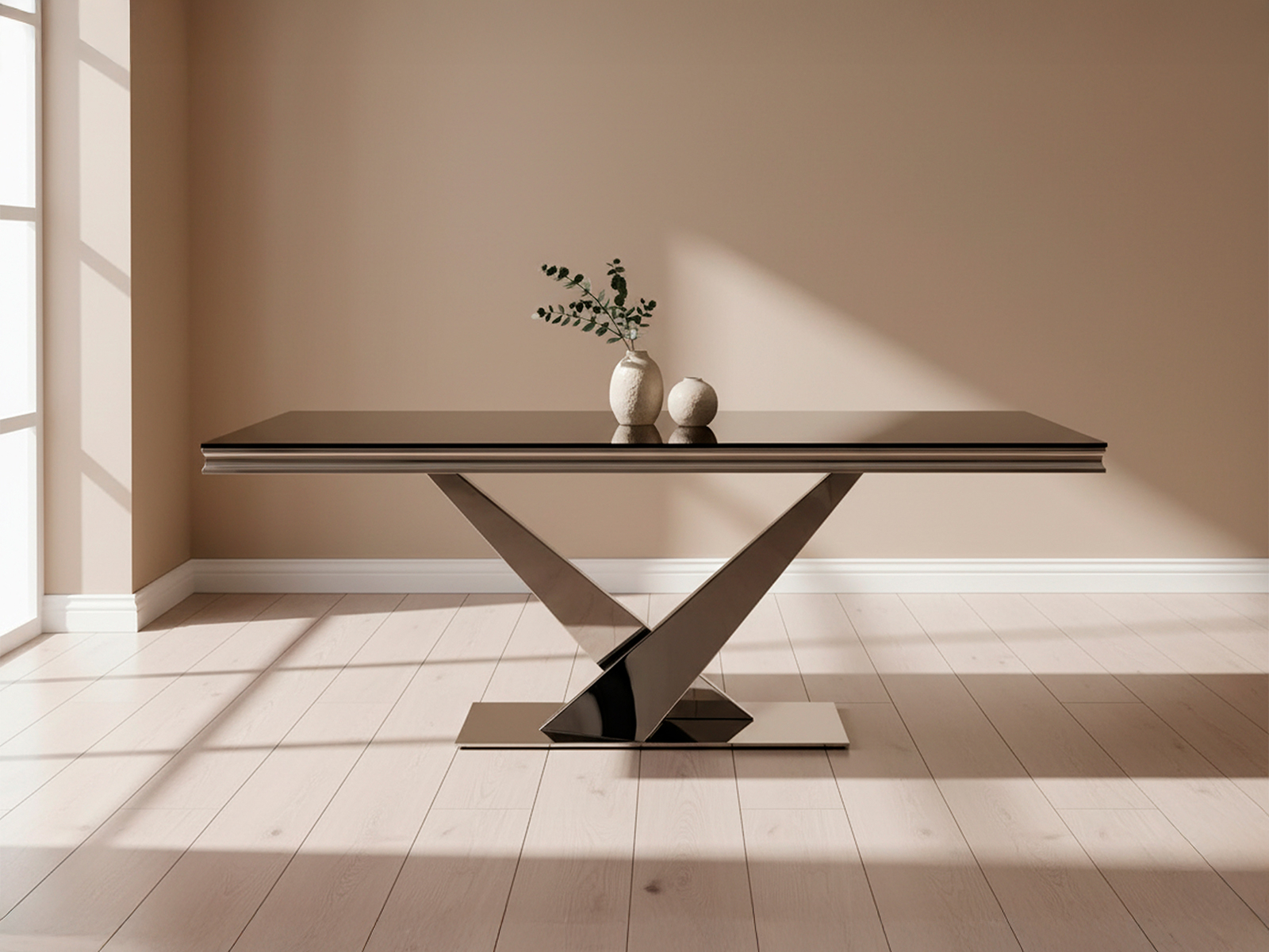 Стол Woodville Levon 200x100x75 Black