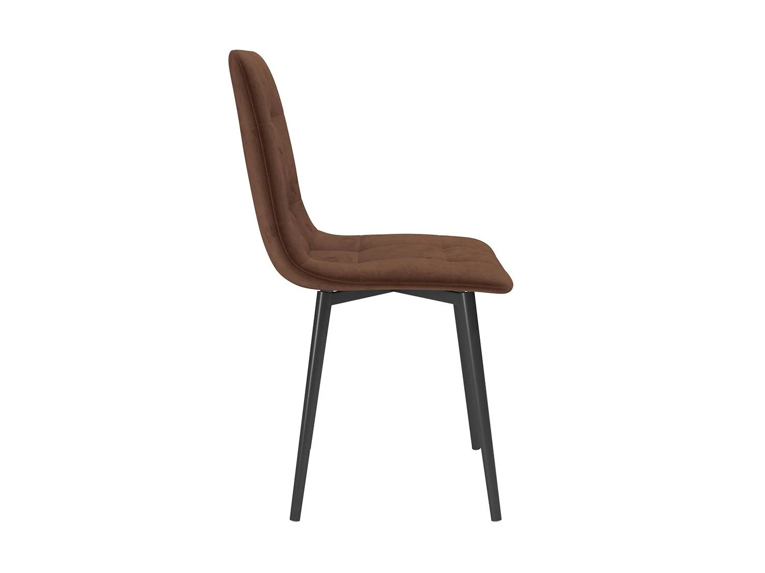 Стул Белла /(велюр тенерифе грей/ металл белый)