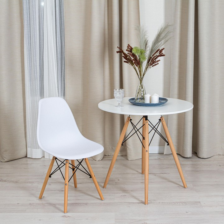Стул Tetchair Cindy, Стулья и табуреты Tetchair, деревянные, металлические, из пластика, современный стиль, белый