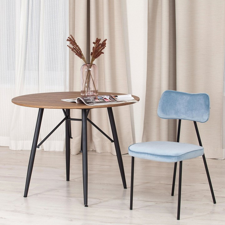 Стул Tetchair Silvia (mod. 0139124), Стулья и табуреты Tetchair, металлические, мягкие, современный стиль, черный