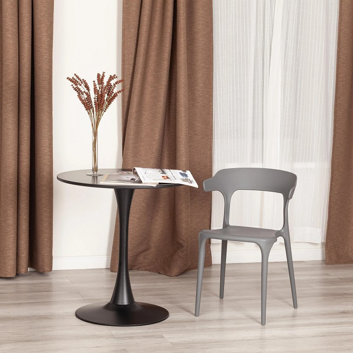 Стул Tetchair Ton (Mod. Pc36), Стулья и табуреты Tetchair, из пластика, современный стиль, серый