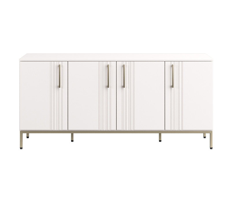 Тумба БРВ (BRW) Бетти 4D, Гостиная BRW Бетти, металлические, современный стиль, бежевый