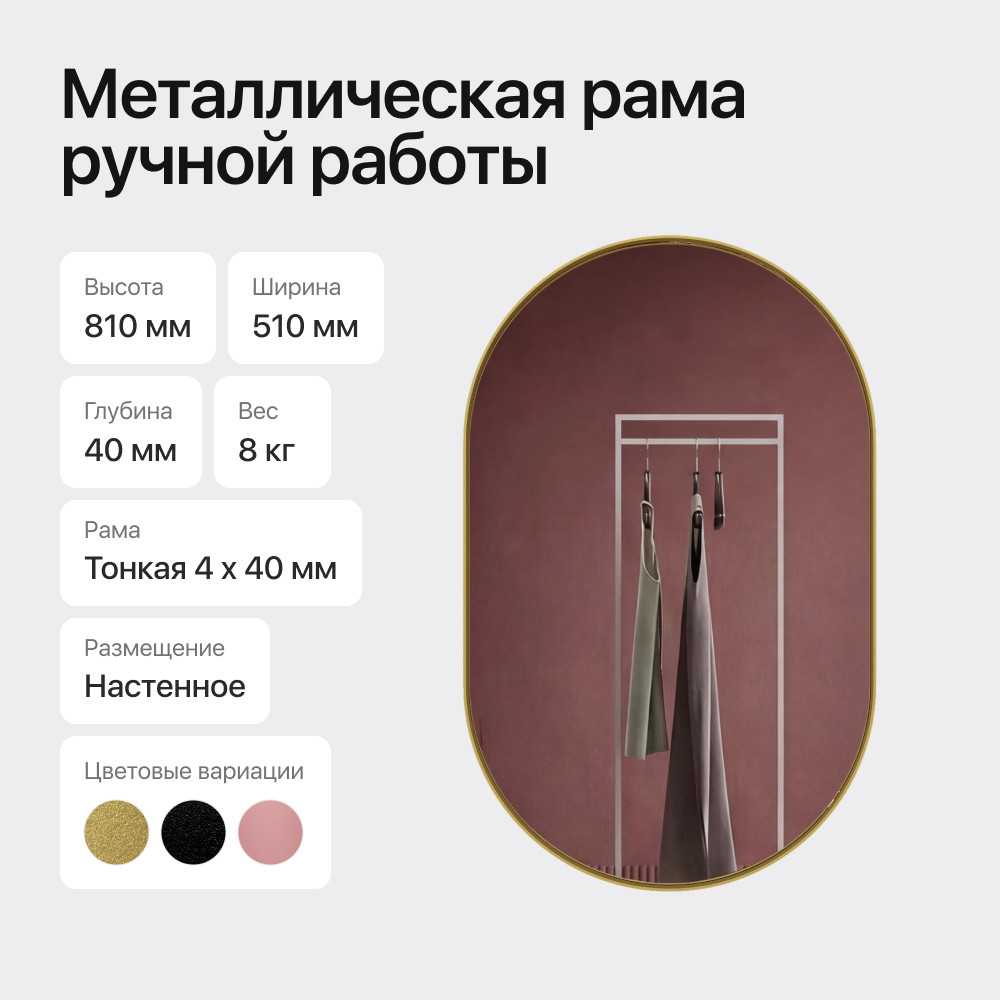 Зеркало Genglass Nolvis S в раме