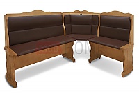 Угловой диван Себастьян Шале с баром (1100 мм) правый