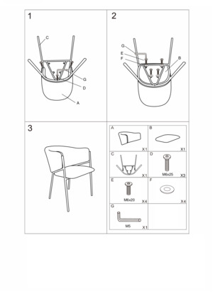 Woodville Kortni dark grey/black � ���������� �� ������