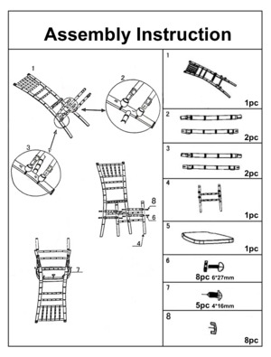 Woodville Chiavari clear White � ���������� �� ������