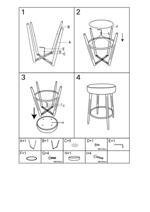 Woodville Plato ������ White fabric � ���������� �� ������