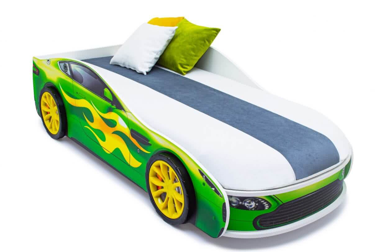 Кровать-машина с подъемным механизмом Бондмобиль