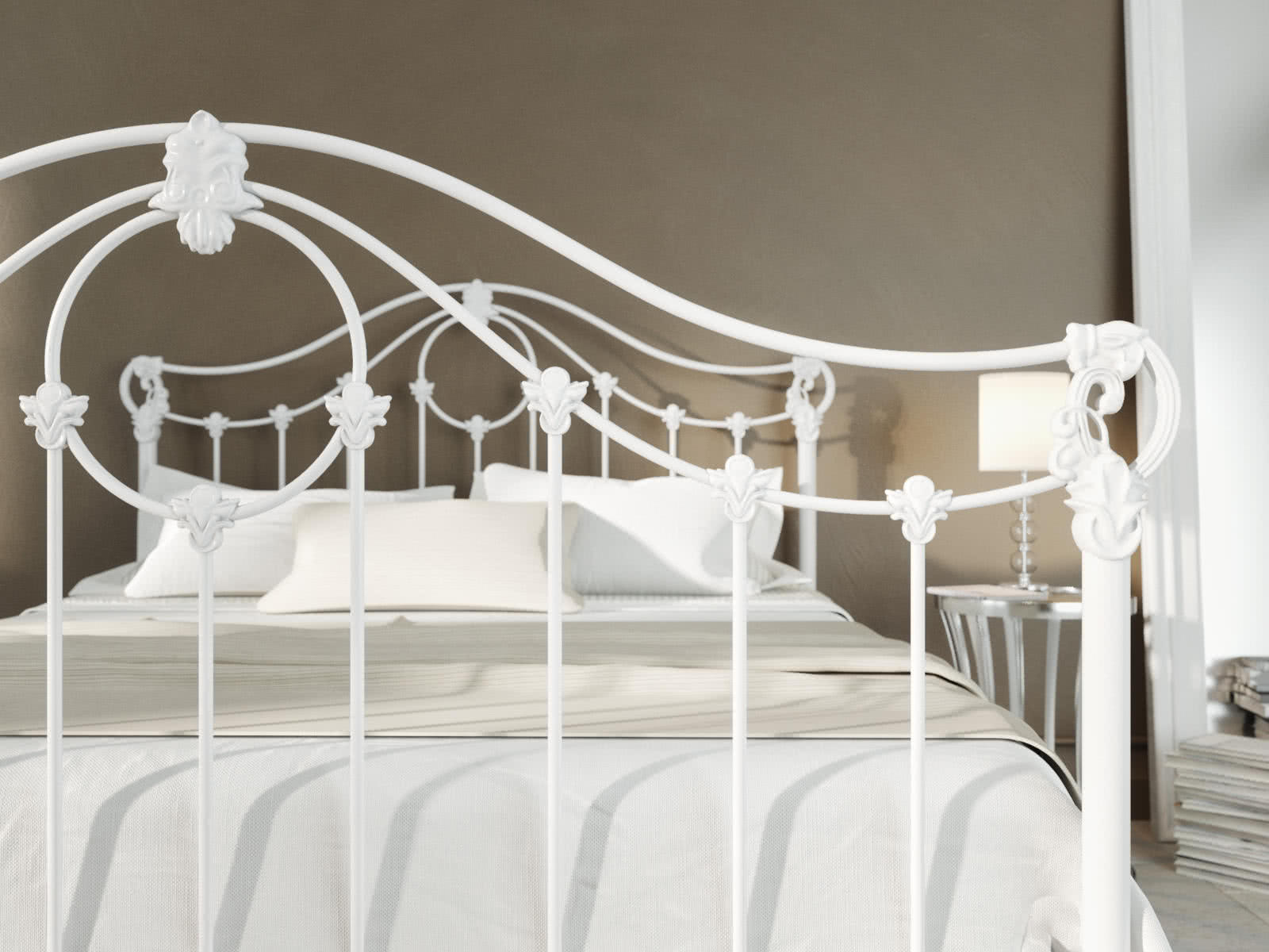 Кровать Dream Master Sylva (1 спинка) 120 х 190 см Белый глянцевый от производителя — цены фабрики, доставка
