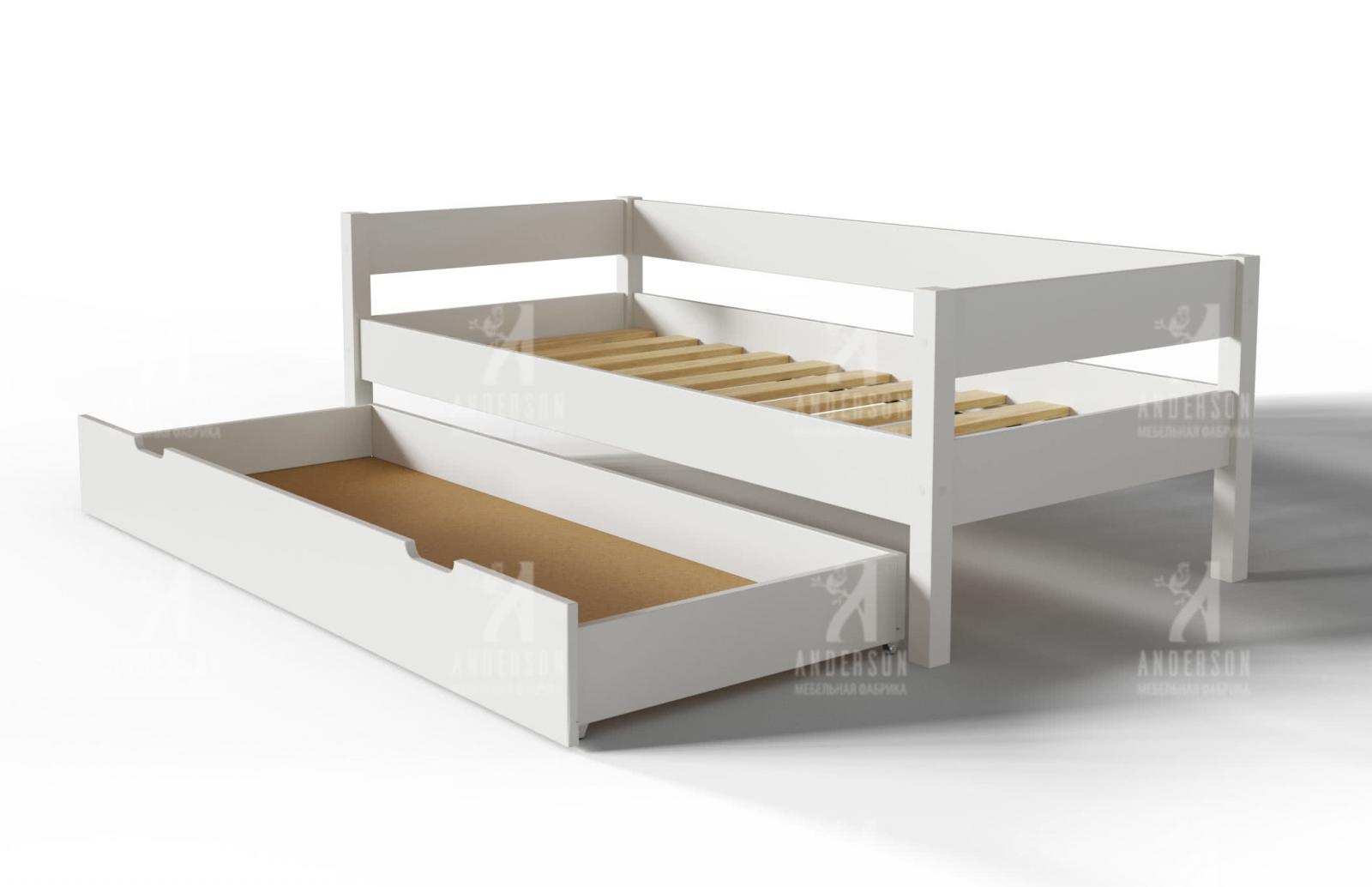 Кровать детская Arsko Алекса Белый цена — лучшие модели в каталоге