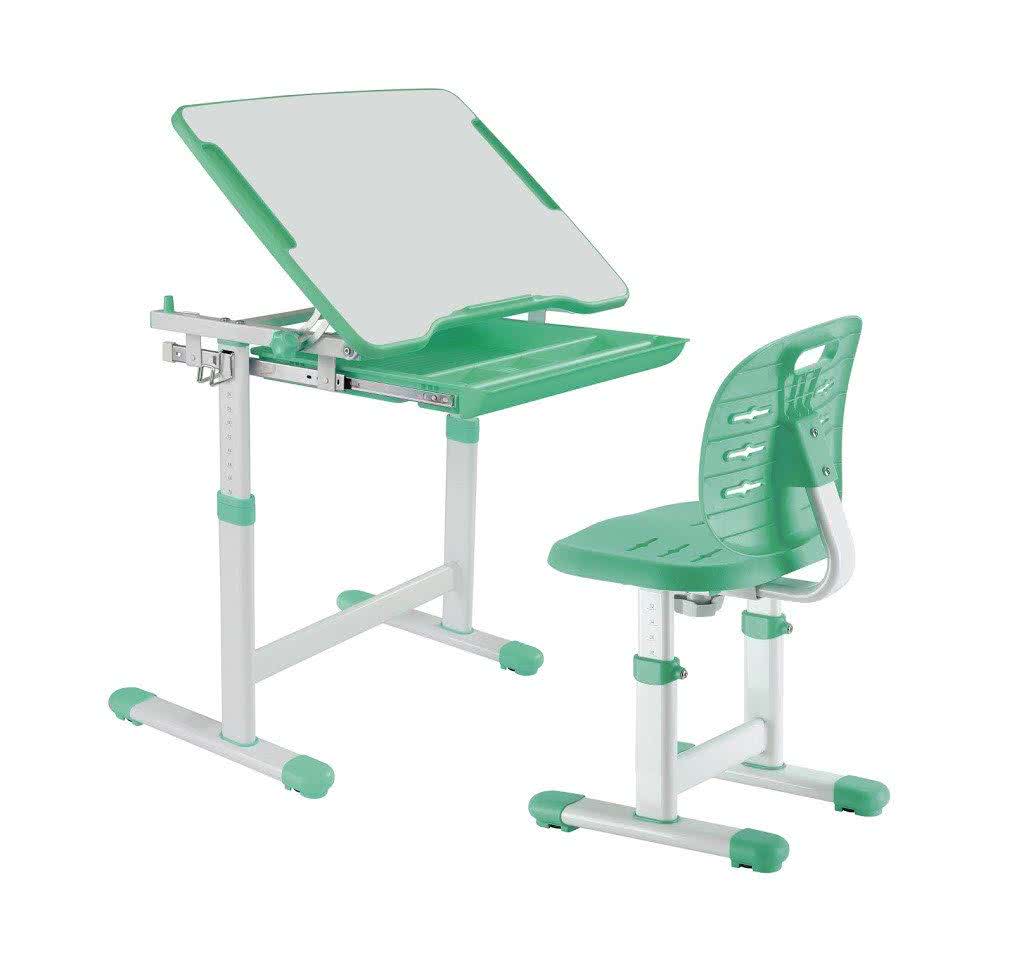Купить Парта и стул FunDesk Piccolino III, green green недорого в интернет-магазине