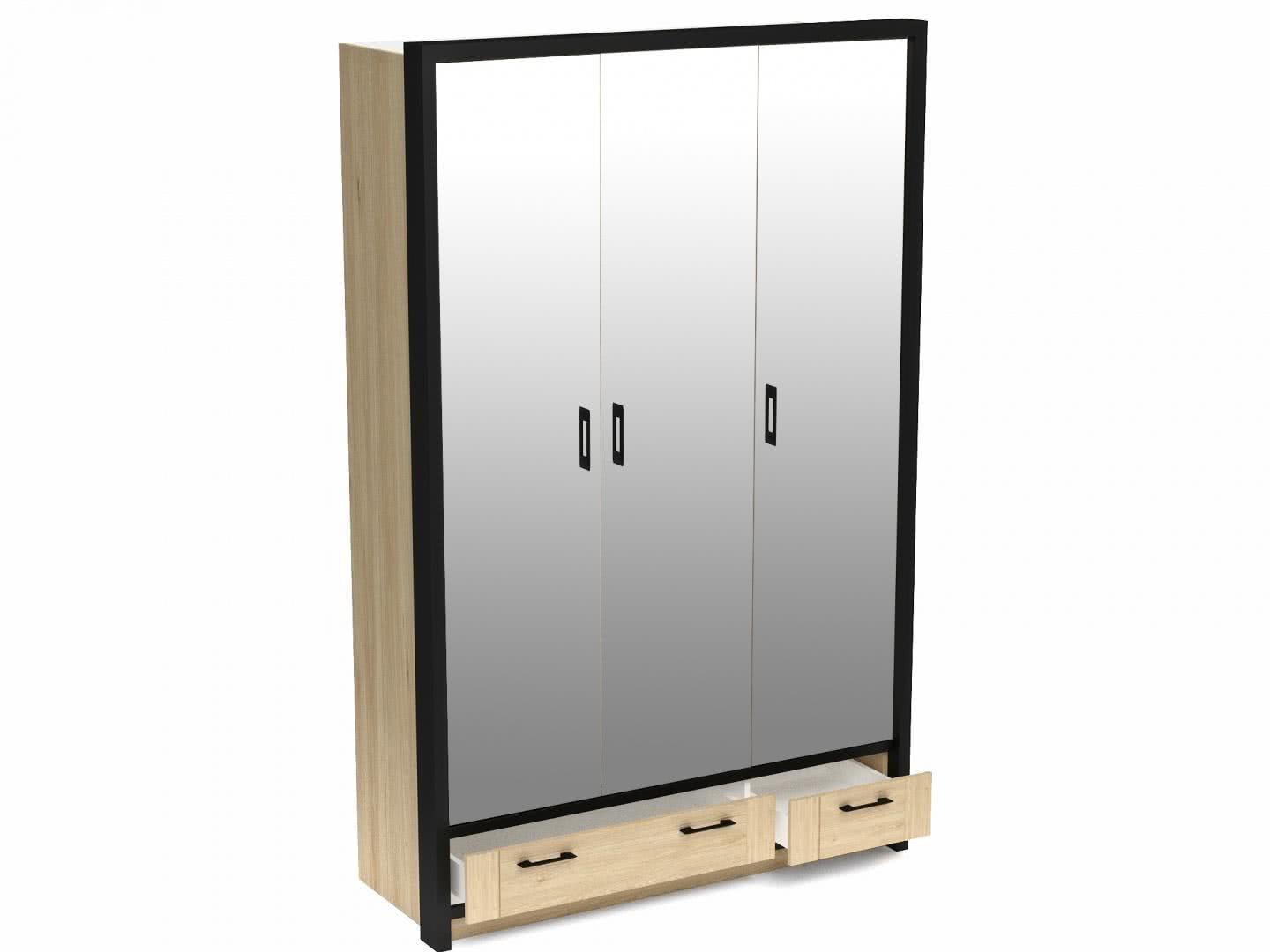 Купить Шкаф 3-х дверный СБК Бостон недорого в интернет-магазине