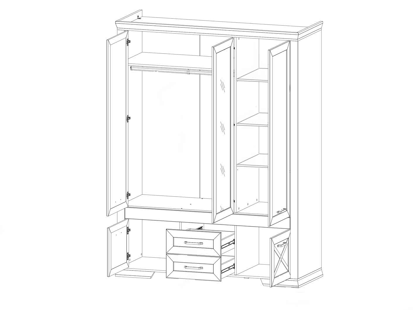 ���������� ���������� ����� BRW Marselle SZF5D2S: �����, �����, ������ � ������� ��� ������