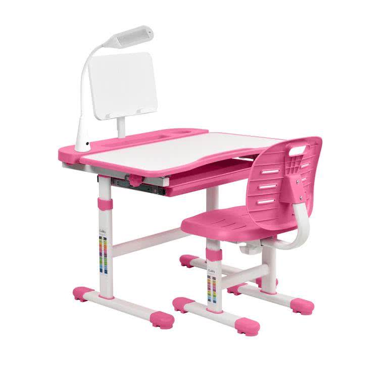 Парта и стул FunDesk Cura pink от производителя — цены фабрики, доставка