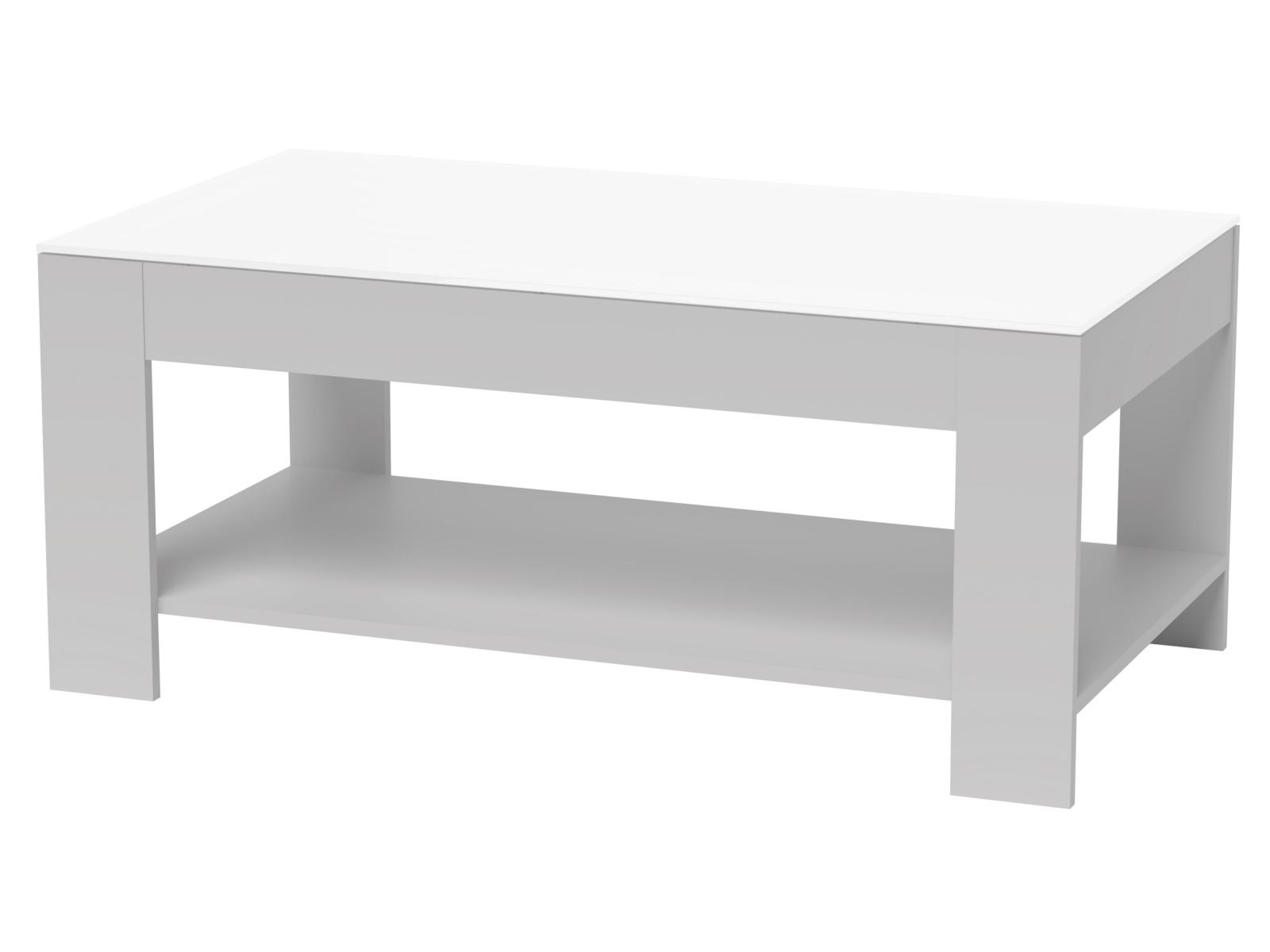 Журнальный столик Мебелик BeautyStyle 26 Серый / Стекло белое цена — лучшие модели в каталоге