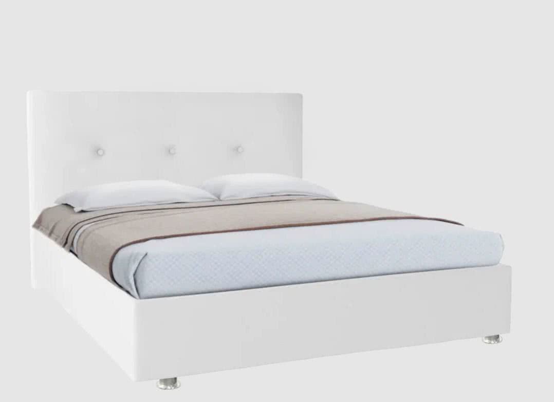 Купить кровать Promtex Кровать Promtex Уника, Liker white (экокожа) 160 х 190 см Liker white (экокожа) дешево на официальном сайте
