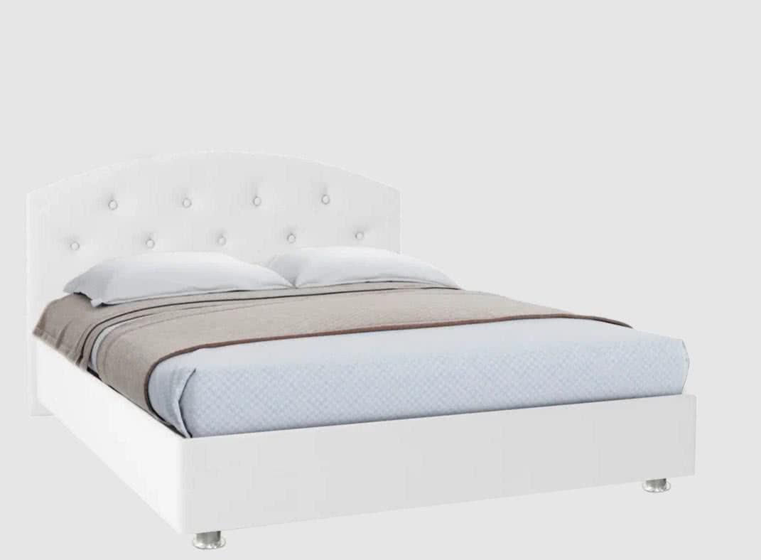 Кровать Promtex Шарли 110 х 190 см Liker white (экокожа) распродажа — акции и скидки