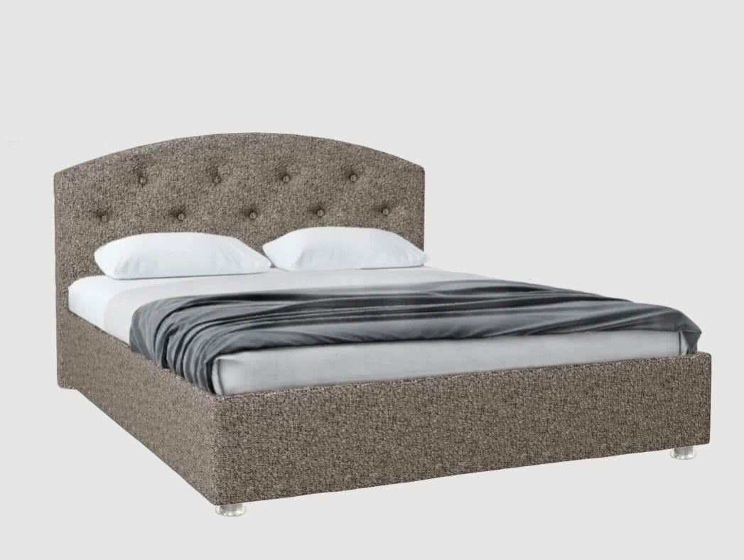 Купить Кровать Promtex Шарли, Malta Grey (рогожка) 140 х 200 см Malta Grey (рогожка) недорого в интернет-магазине