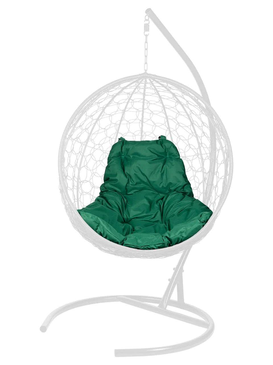 Зеленая подушка для двухместного подвесного кресла Bigarden
