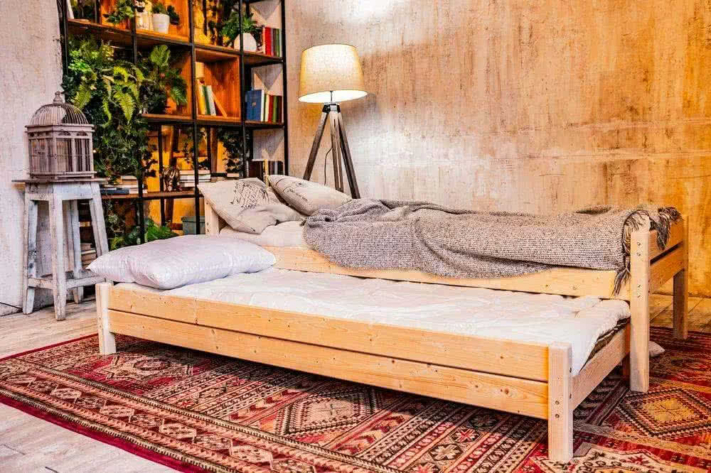 Кровать Green Mebel с выдвижным спальным местом 2 в 1 — купить недорого вmebHOME. Цены от производителя. Размеры и фото. Отзывы.