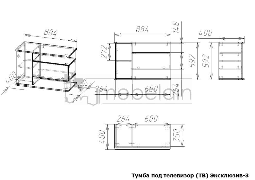 ������ � ��������� ����� ��� ��������� Mebelain ���������-3 ��� ���������� ���������