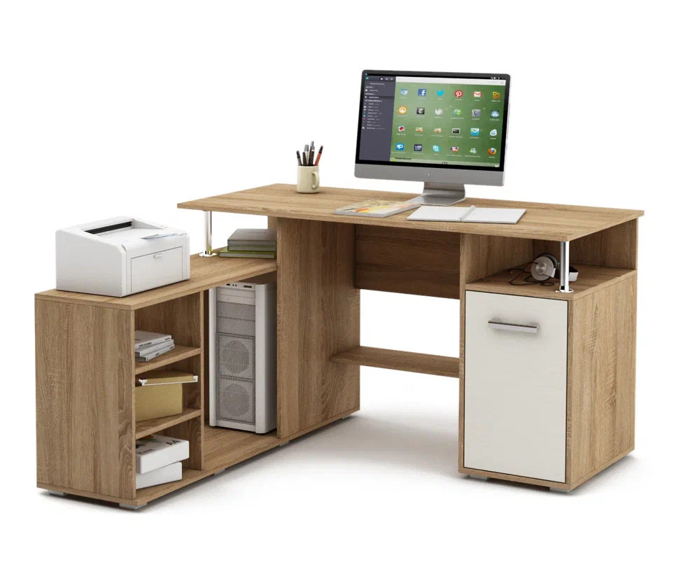 Стол ВМФ Амбер-9 (КСАМ-9) компьютерный — купить в MebHOME +74951500730