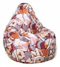 Кресло мешок груша в велюре Fleur Dimrose -1 XL
