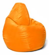 Кресло мешок груша в оранжевом оксфорде XXXL