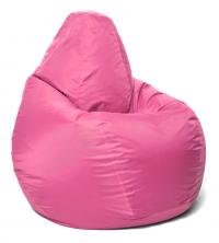 Кресло мешок груша в розовом оксфорде L