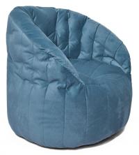 Кресло-мешок Австралия в велюре Maserrati - 17 синий